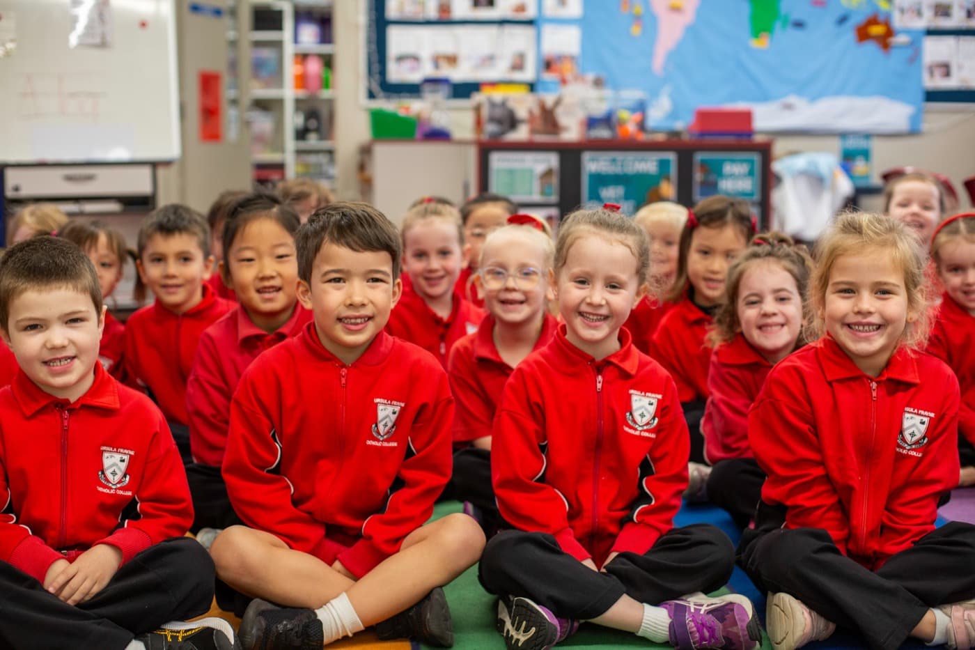 Students in Ursula Frayne Catholic College uniforms