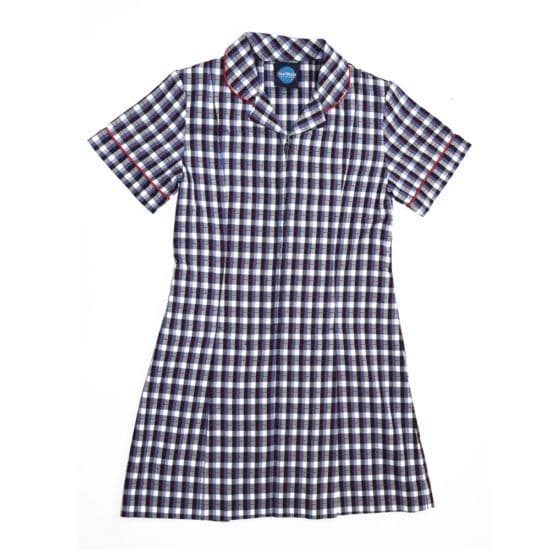 School dress zip front