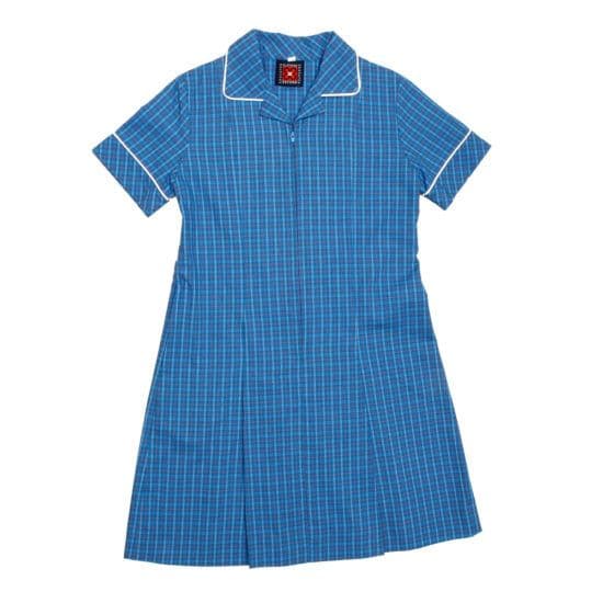 School dress button placket