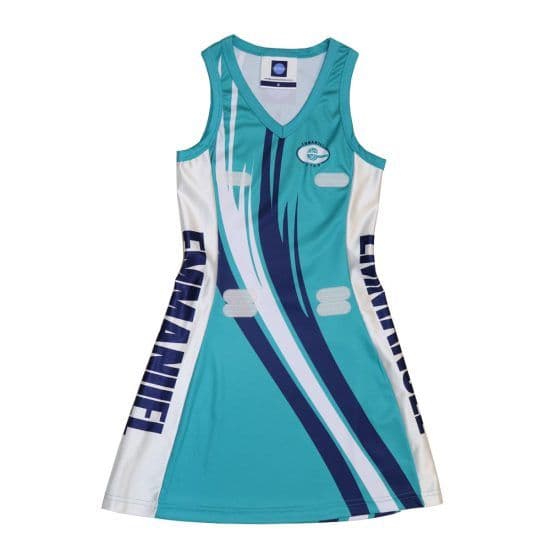 Sublimated netball dress front